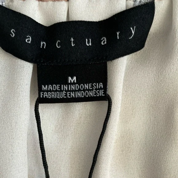 Sanctuary Beige Leopard-Print Tiered Mini Skirt, size M, NWT - Picture 3 of 5